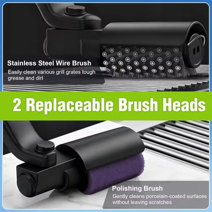 Electric Barbecue Cleaning Brush – 3-Speed Cordless