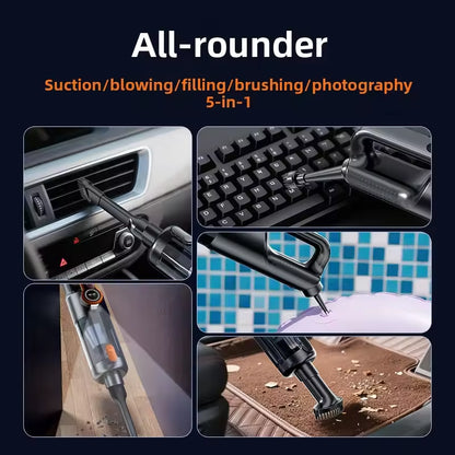 Handheld Car Vacuum Cleaner – 17000Pa High Power Suction