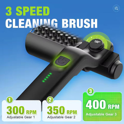 Electric Barbecue Cleaning Brush – 3-Speed Cordless